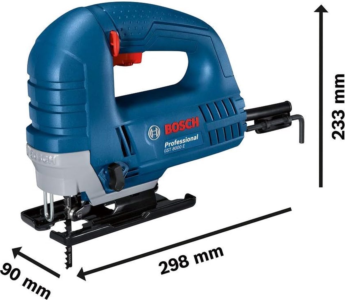 Bosch GST 8000 E Decoupeerzaag 710W