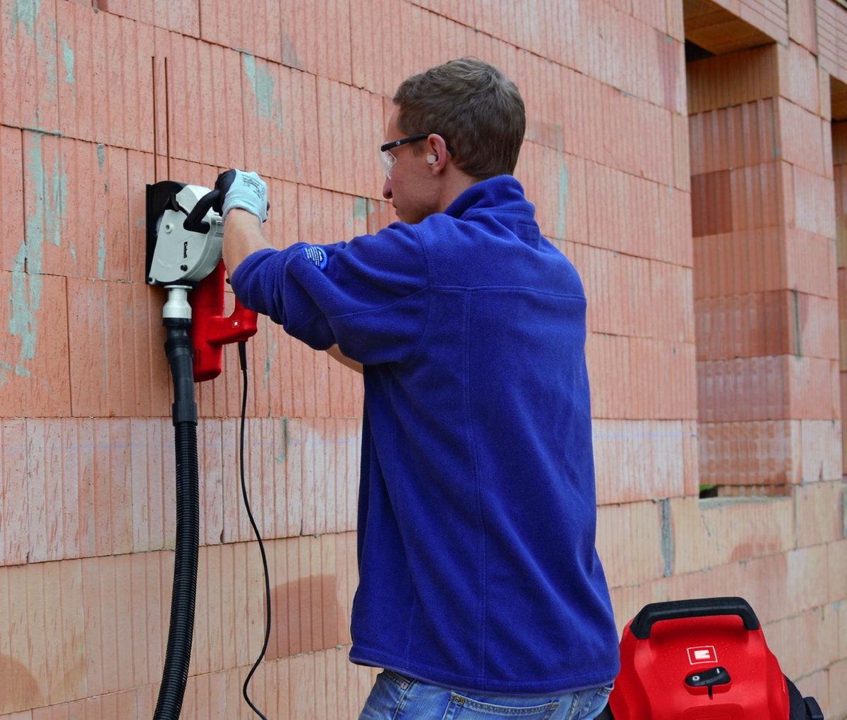 Einhell TC-MA 1300 Sleuvenfrees in koffer met 2 diamantschijven - 1320W - 125mm