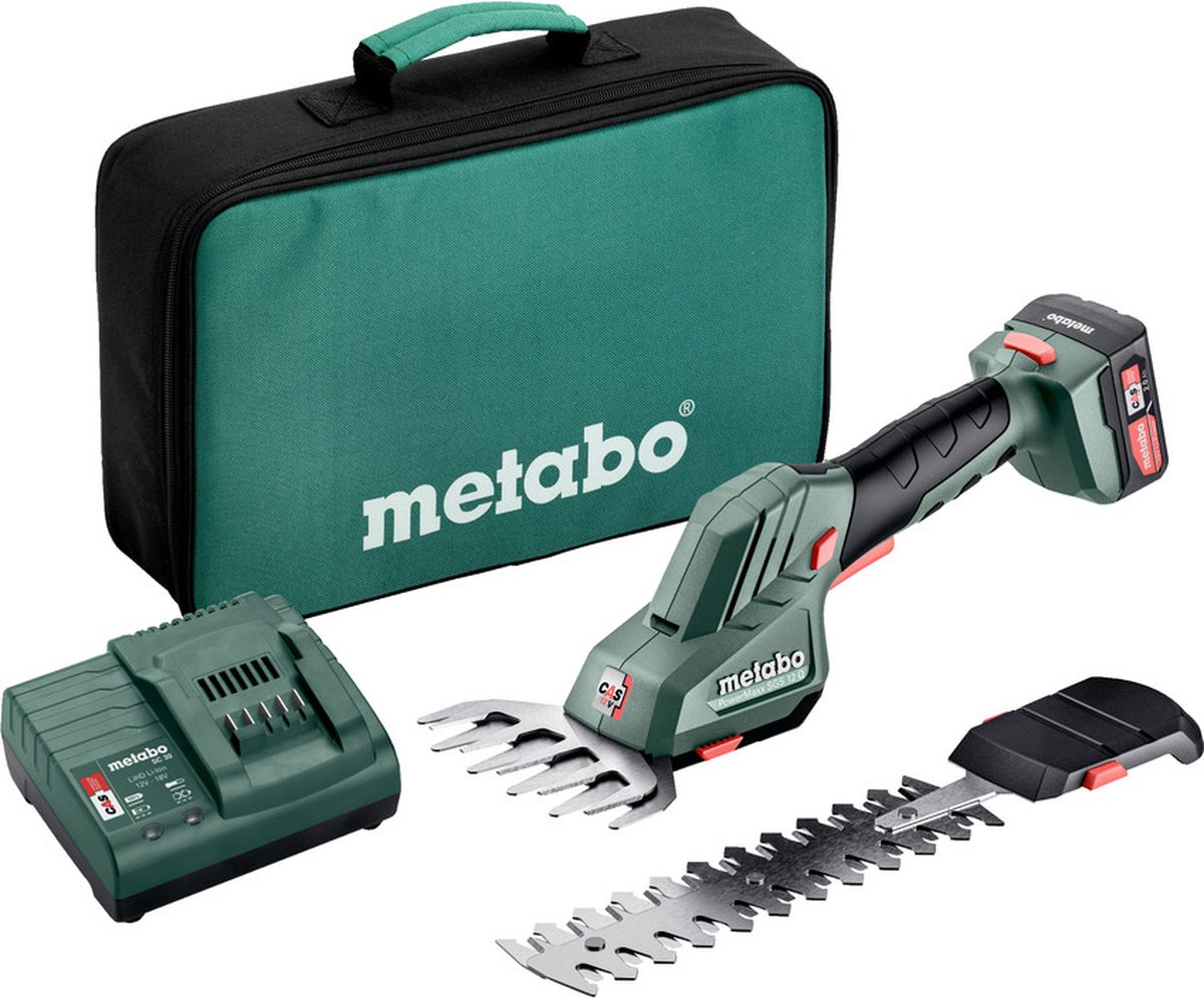 Metabo POWERMAXX SGS 12 Q | Accu-struik- en grasschaar | Set