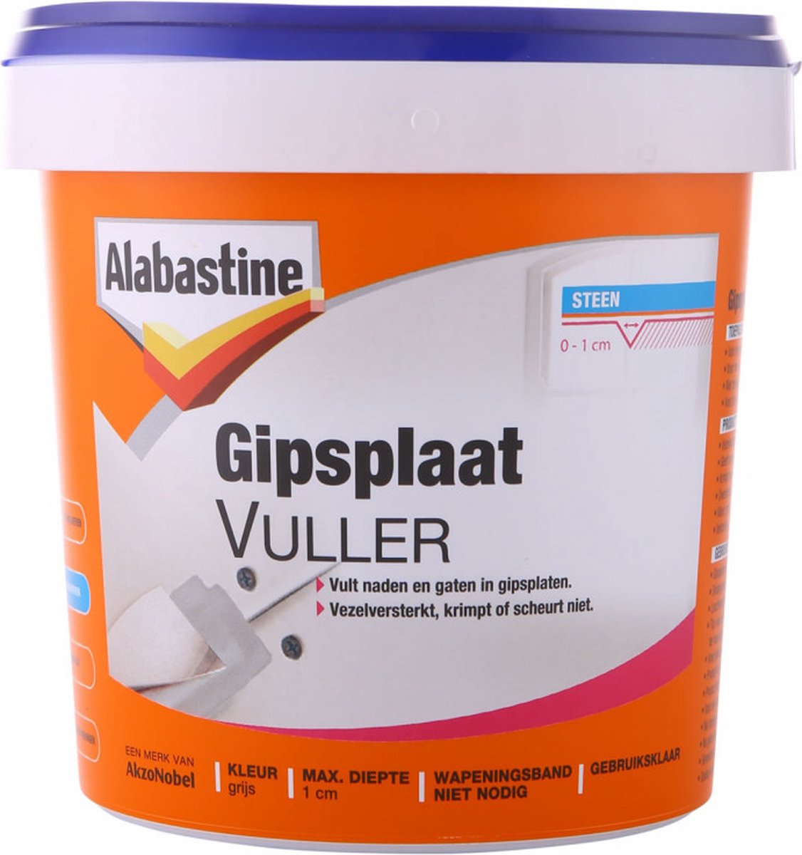 Alabastine Gipsplaat Vuller Rm 2,5 L - 5095979