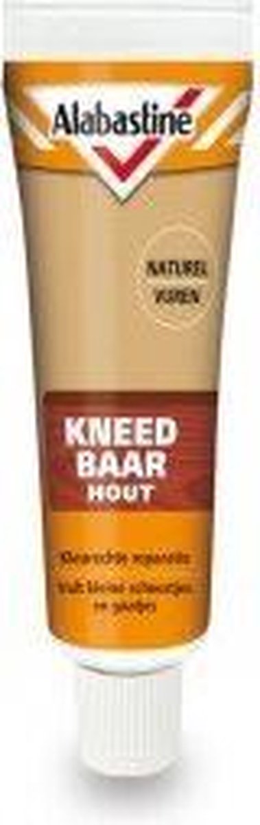 False Kneedbaar Hout 75Gr - 5096011 - Wit