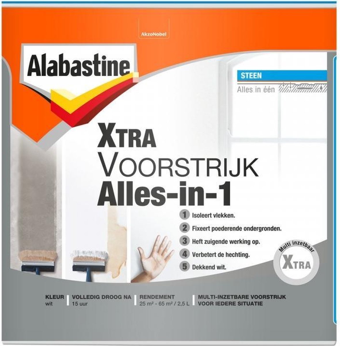 Alabastine Xtra Voorstrijk Alles In1 2,5L - 5256772