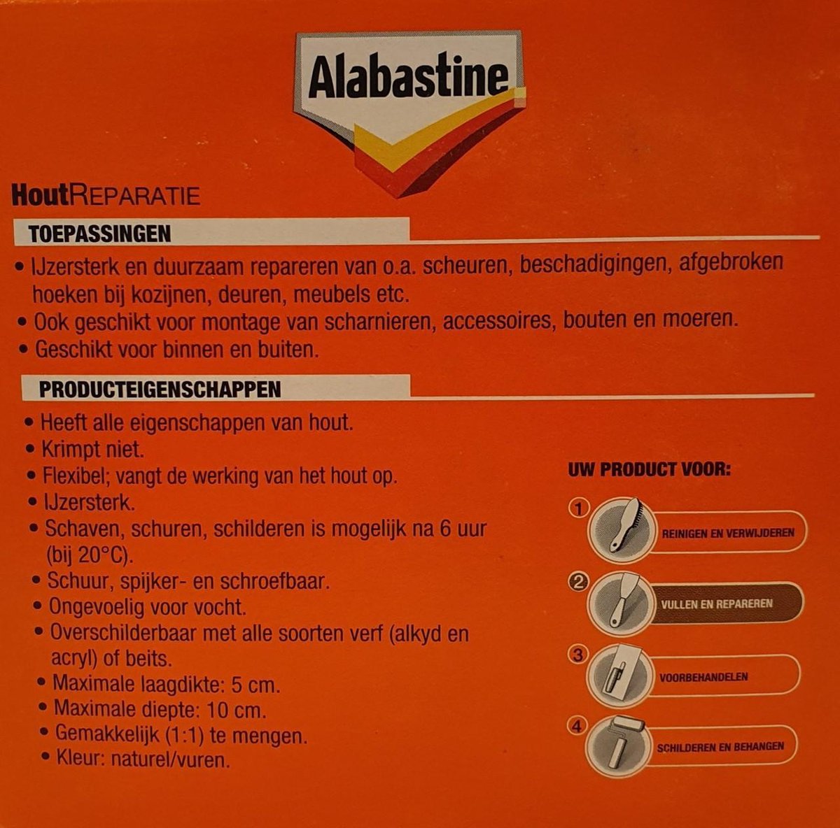 False Houtreparatie 500Gr - 5096021