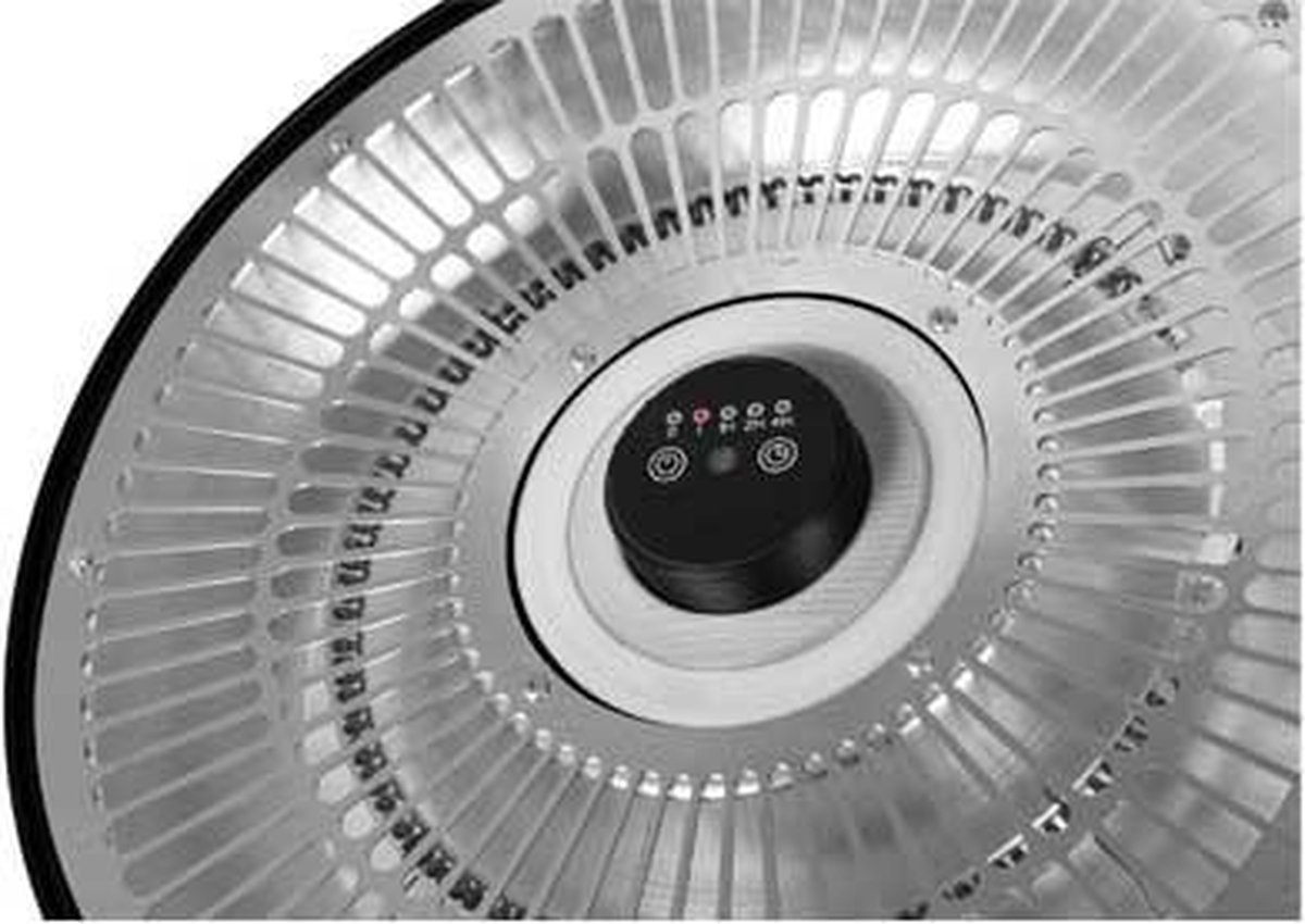 EUROM Partytent Heater 1500RC - Zwart