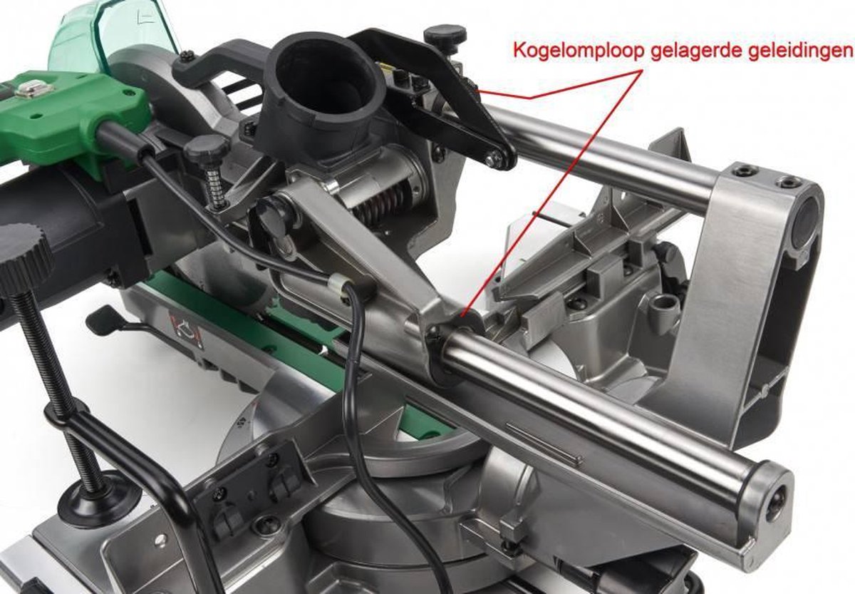 Hikoki C8FSHGWAZ 1100 Watt Afkortzaag verstekzaag 216mm