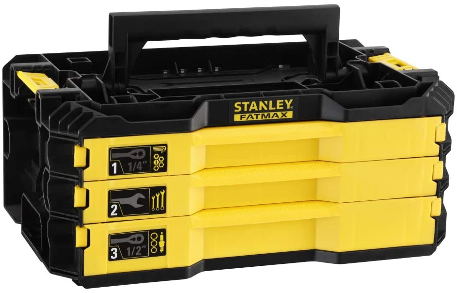 Stanley Koffers PRO-STACK KIT | 3 lades | 126 stuks