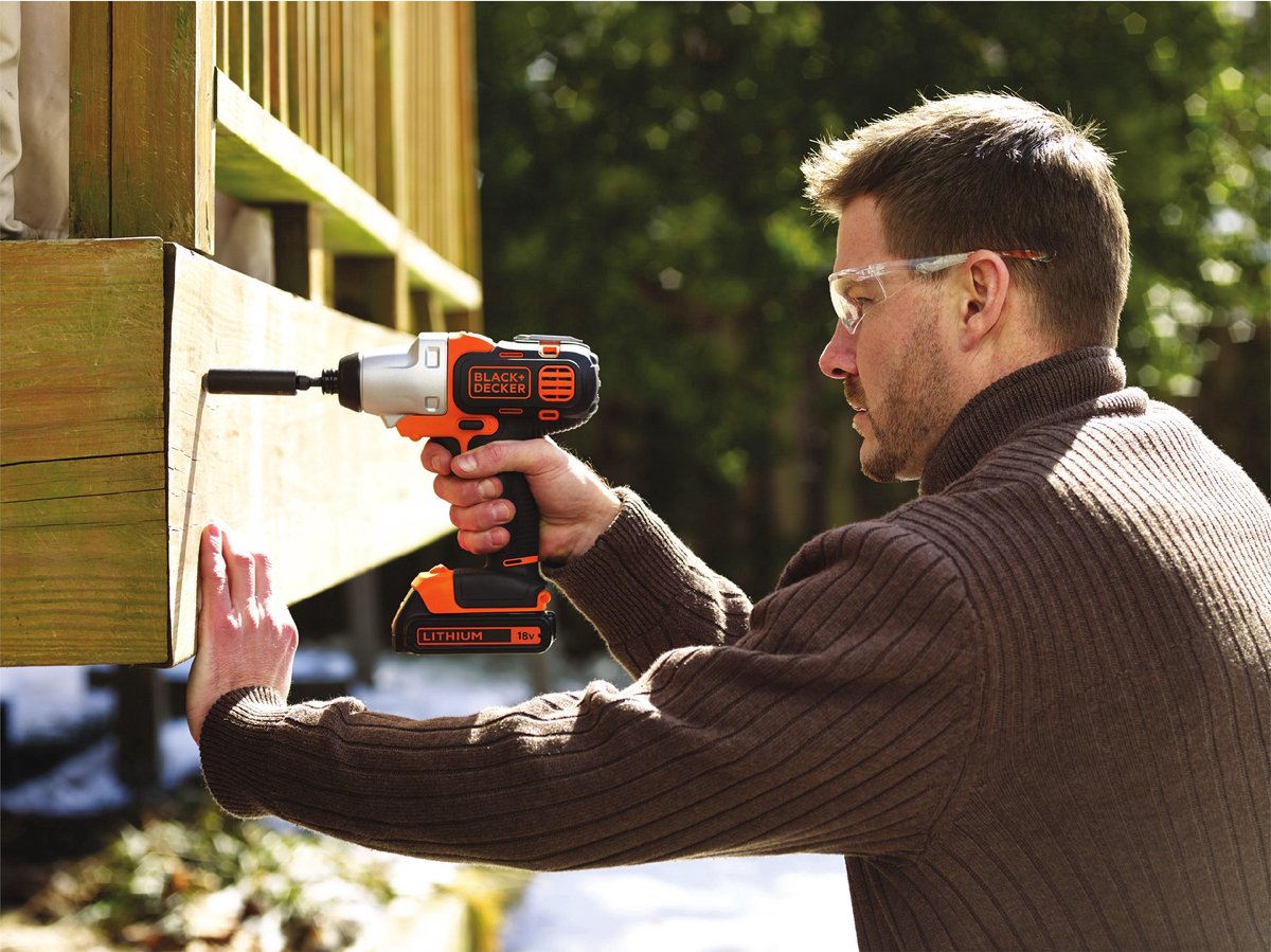 BLACK+DECKER MT218K 18V Lithium Ion Multievo Schroefboormachine - Zwart