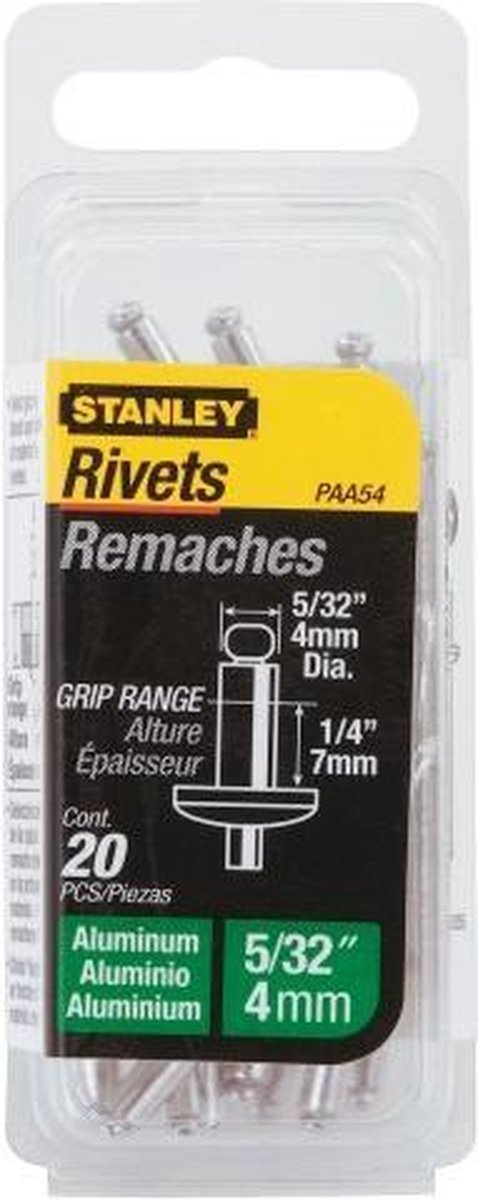 Stanley Popnagels 4X7mm - 20 stuks