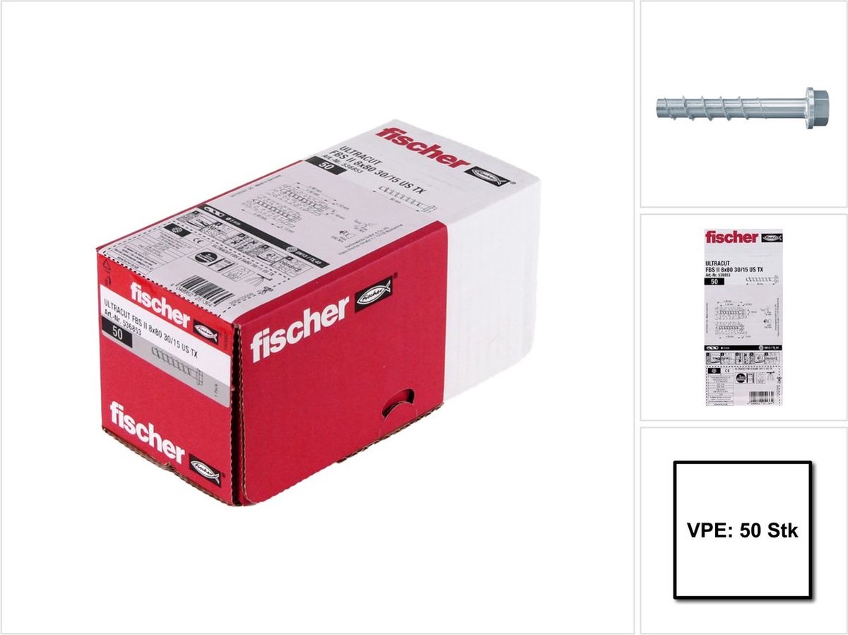 Fischer FBS II 8x80 30/15 US TX 50 St