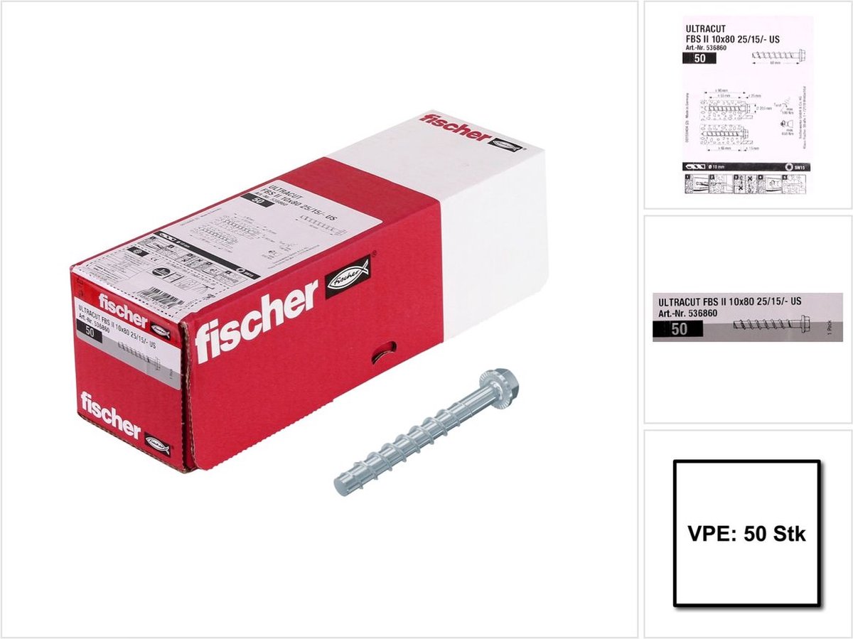 Fischer FBS II 10x80 25/15/- US 50 St