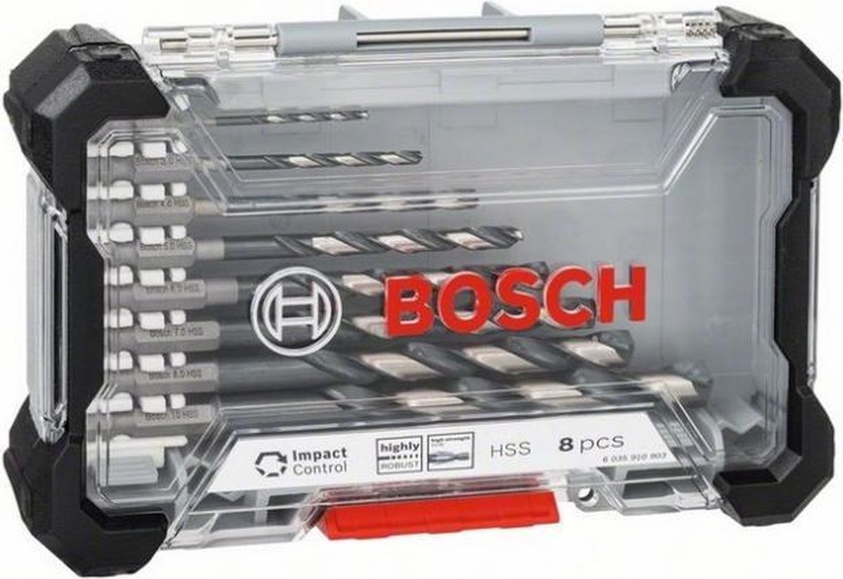 Bosch Metaalboren | Robustline HSS | zeskant | 8-Delig | 2607019922 - 2608577146