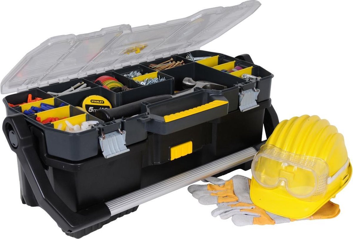 Stanley Gereedschapsbak met Organizer 19" | STST1-70317 - Zwart