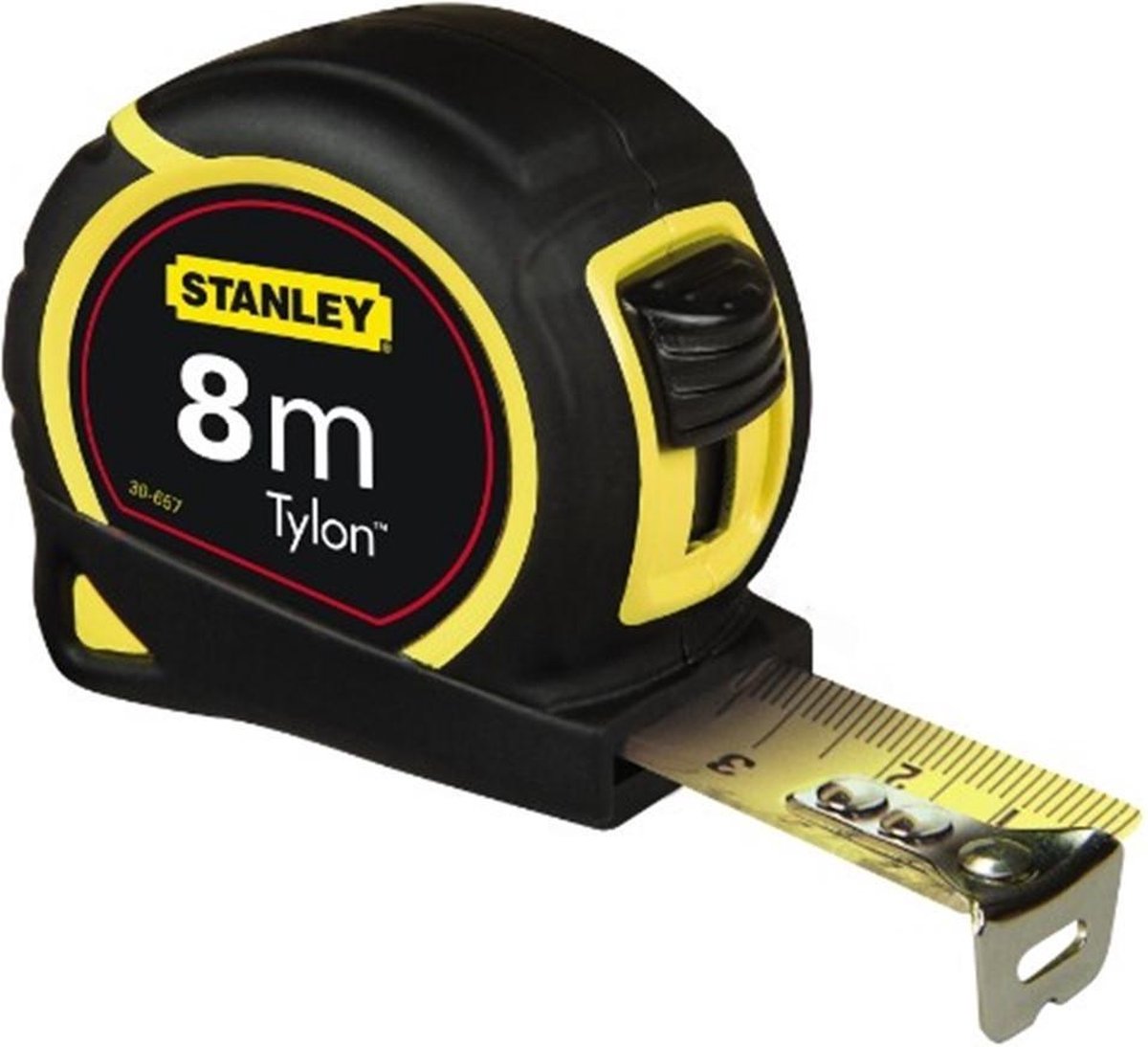 BLACK+DECKER Rolbandmaat Stanley Tylon | 8m - 25mm - Zwart