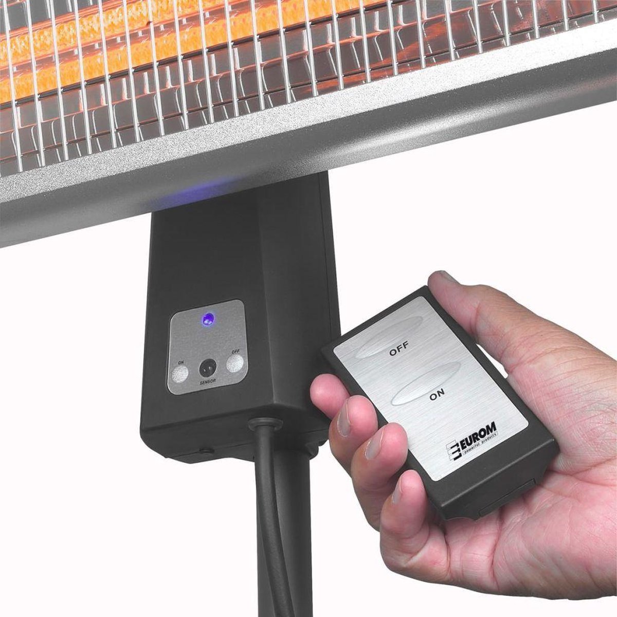 EUROM TH1800S Terrasstraler - Zwart