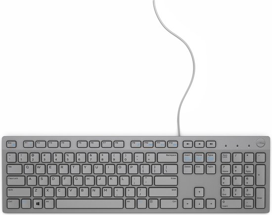 Dell KB216 toetsenbord USB QWERTY US International - Grijs