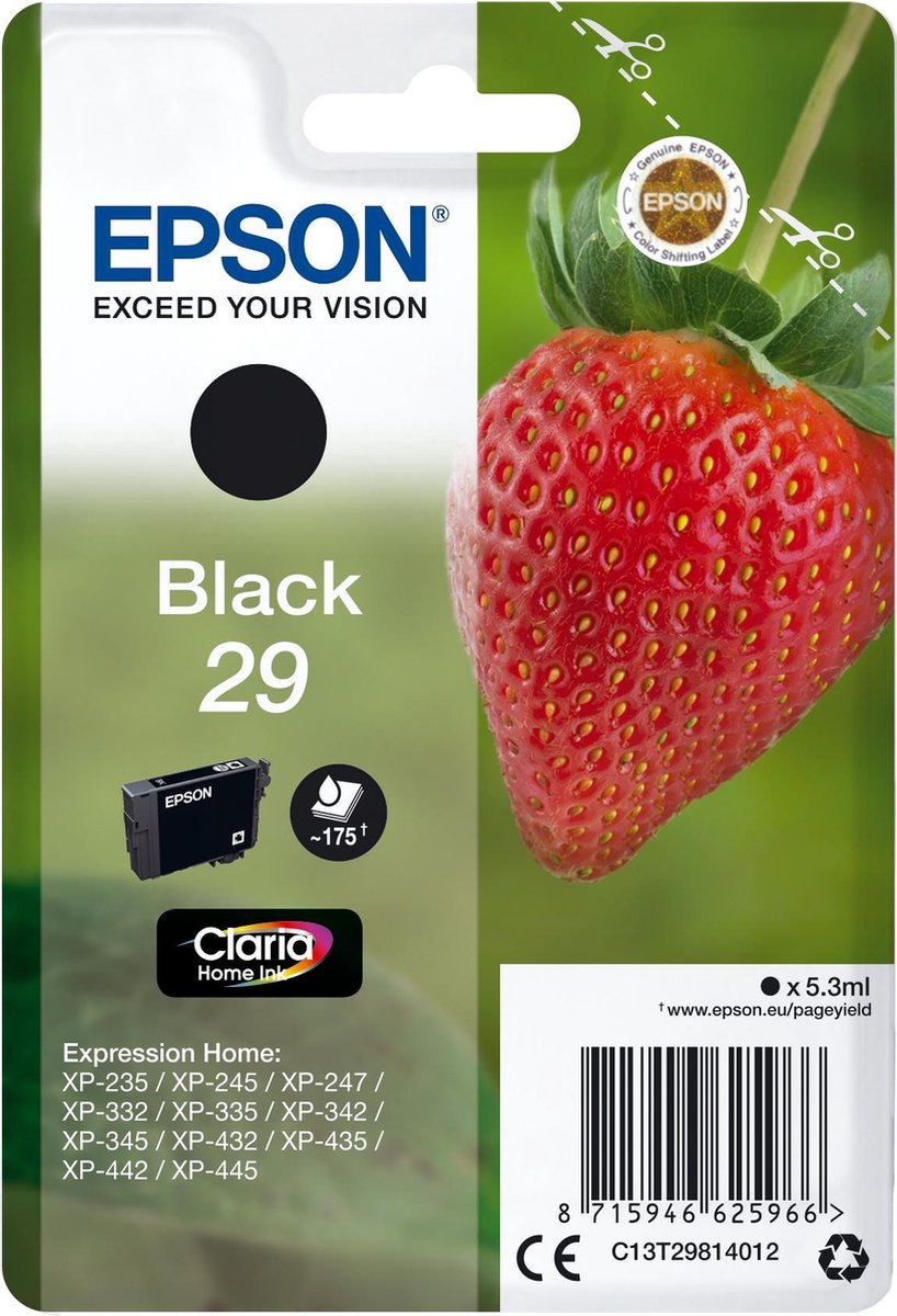 Epson 29 - Inktcartridge / - Zwart