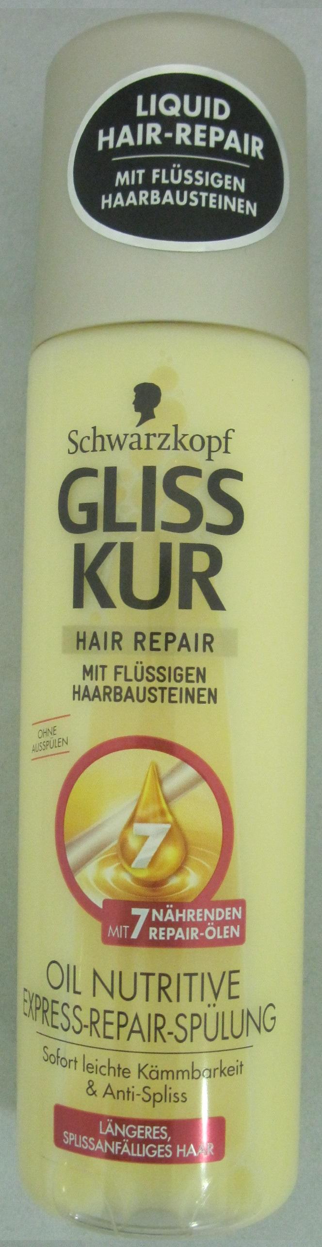 Schwarzkopf Gliss Kur Anti-Klit Spray Oil Nutritive 200ml