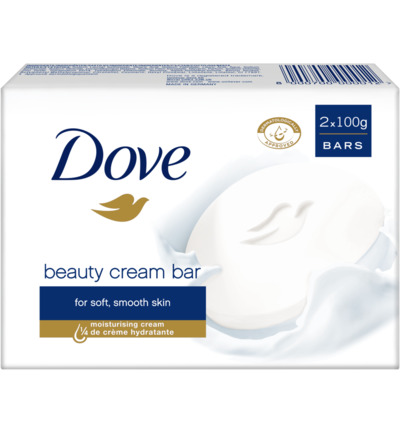 Dove Zeep Beauty Cream Bar Zeeptablet 2x100gr