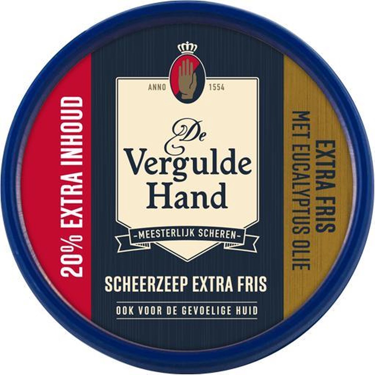 Vergulde Hand 75gram Scheerzeeptablet Extra Fris
