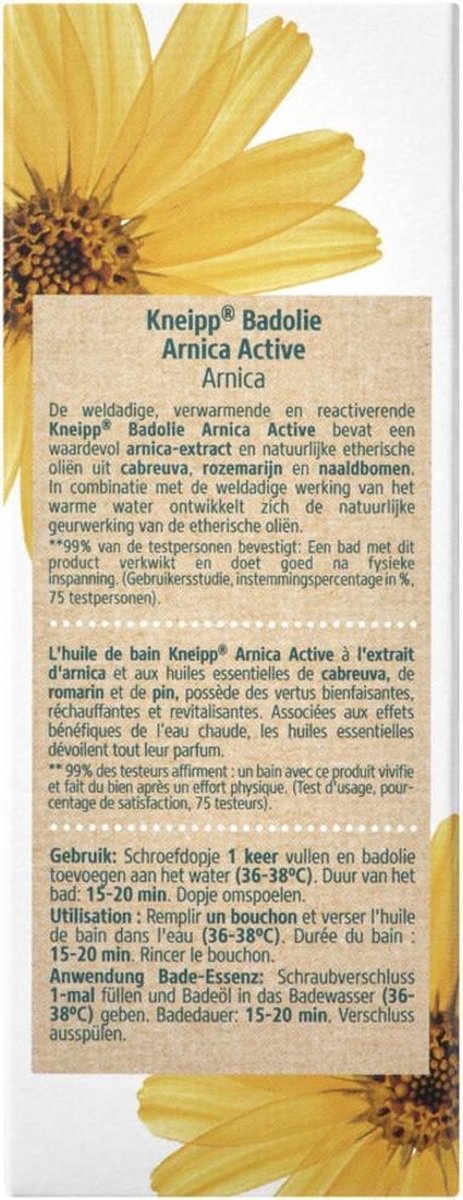 Kneipp Badolie Spieren Arnica 100ml