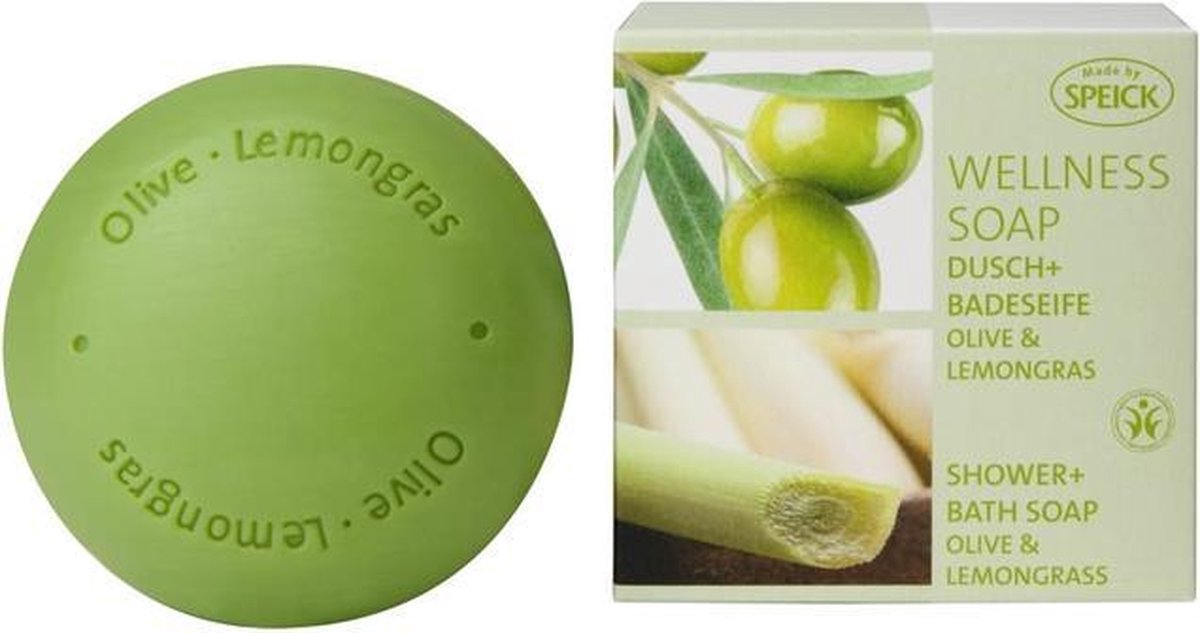 Speick Wellness Zeep En Lemongrass 200gram - Olijf
