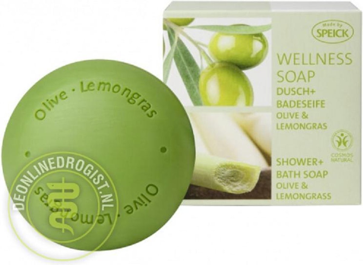 Speick Wellness Zeep En Lemongrass 200gram - Olijf