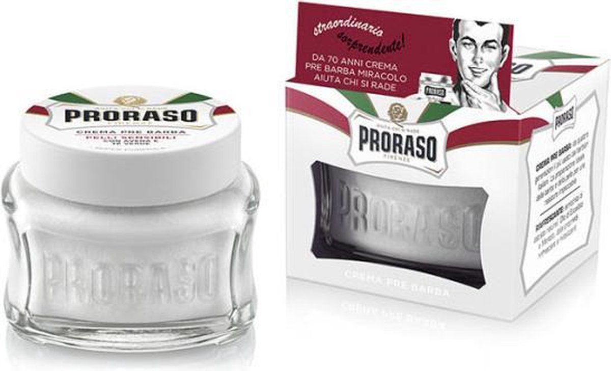 Proraso 100ml Pre-Shave Crme Green Tea