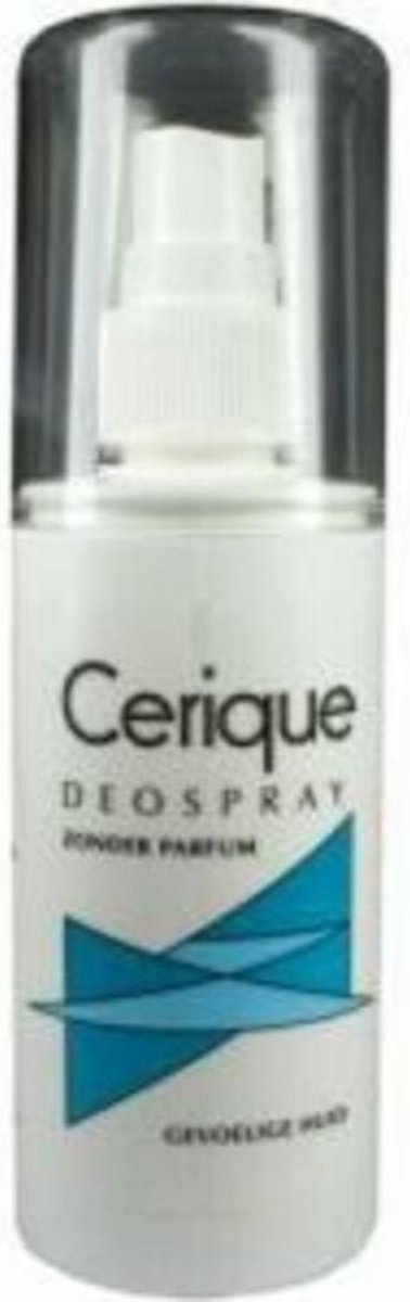 Cerique Deodorant Deoverstuiver Ongeparfumeerd 100ml