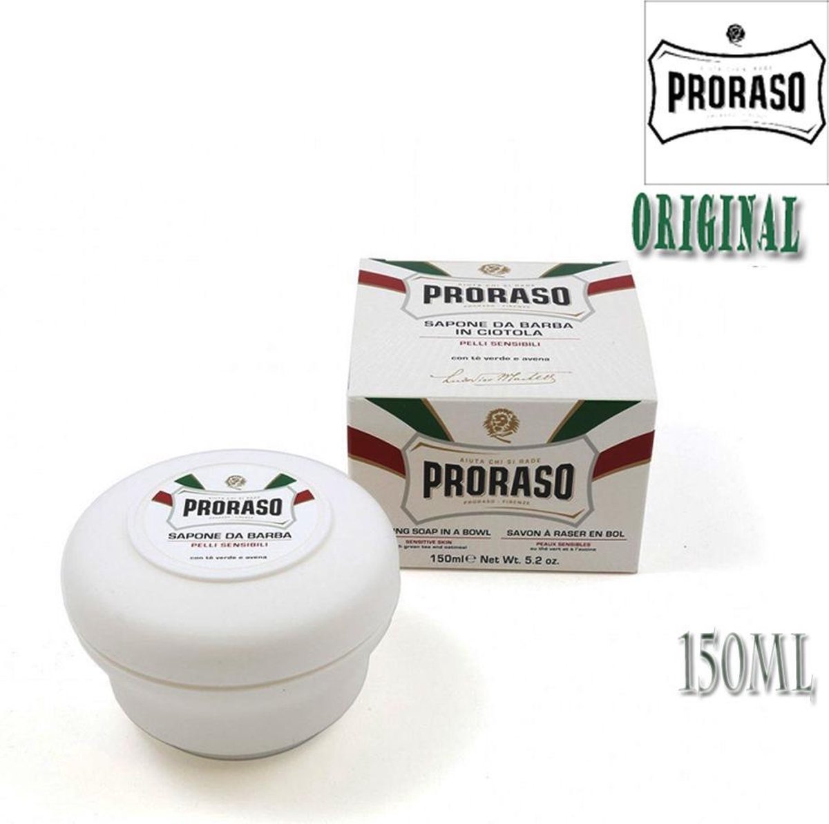 Proraso 150ml Sensitive Scheerzeep