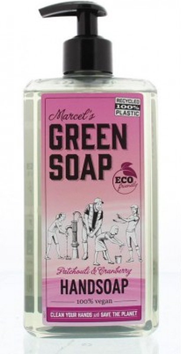 Marcel Green Soap Handzeep Patchouli Cranberry Pomp 500ml