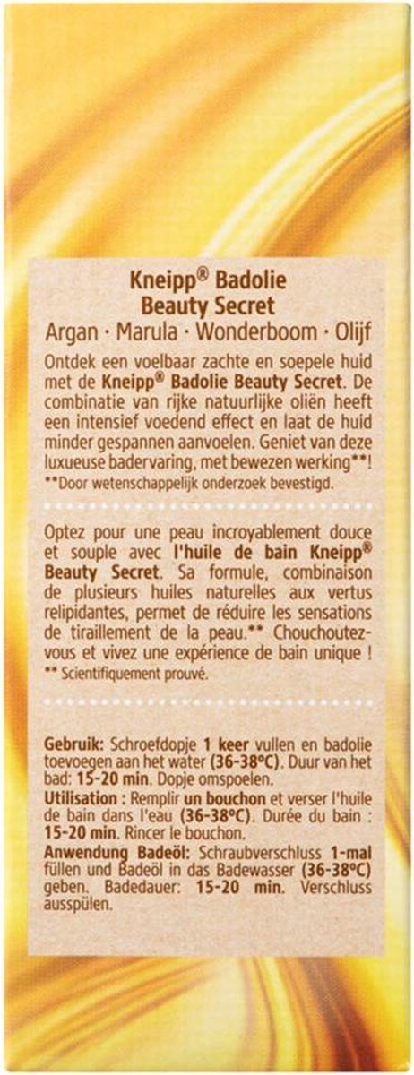 Kneipp Badolie Beauty Geheim 100ml