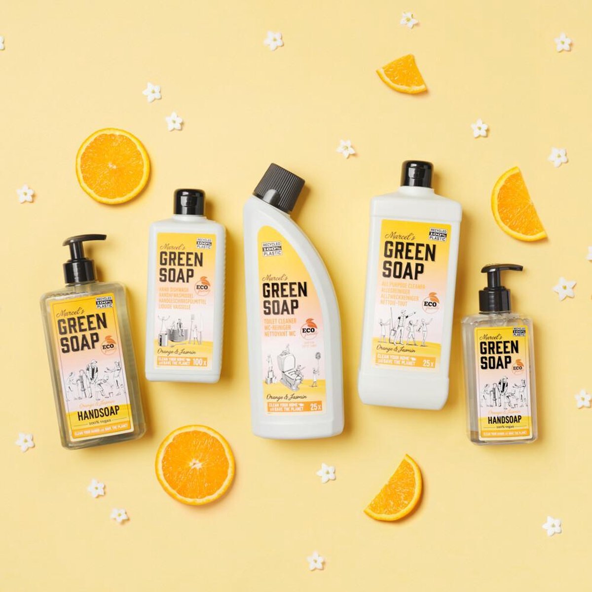 Marcel Green Soap Handzeep Sinaasappel en Jasmijn 500ml