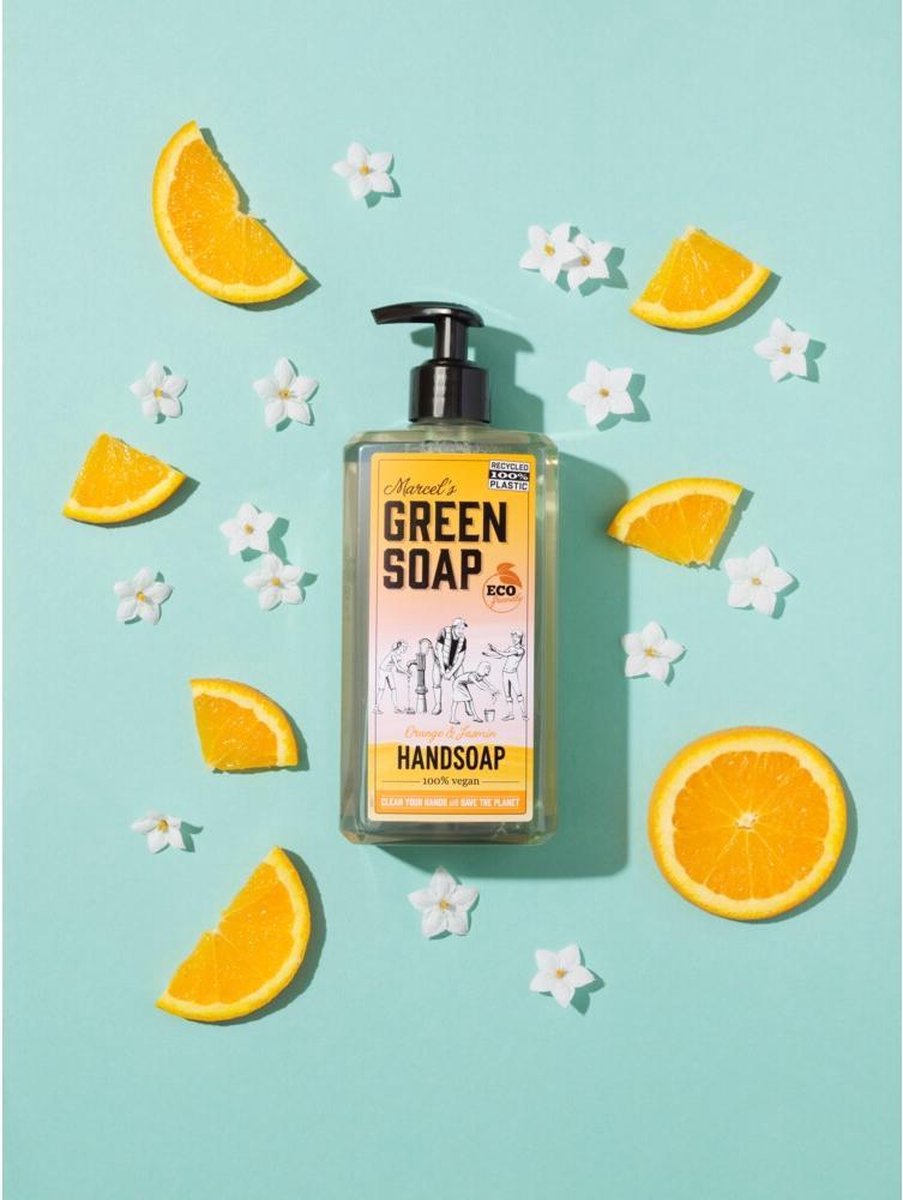 Marcel Green Soap Handzeep Sinaasappel en Jasmijn 500ml