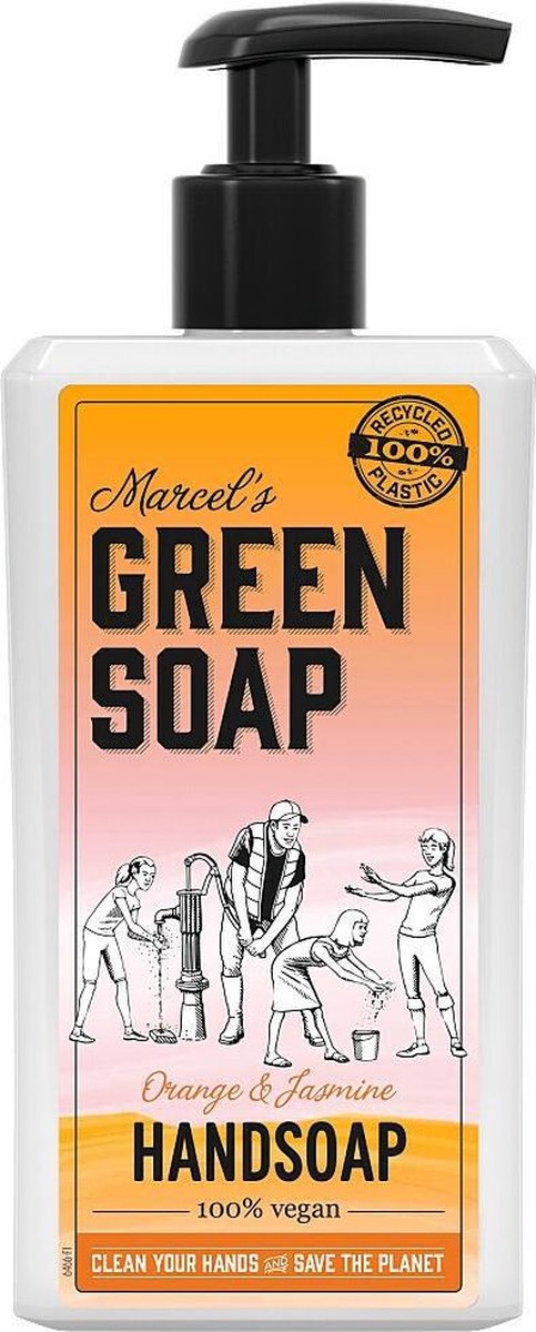 Marcel Green Soap Handzeep Sinaasappel en Jasmijn 500ml