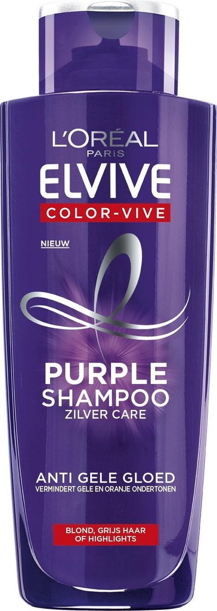 L'Oreal Paris Elvive Color-Vive Purple Shampoo Zilver Care 200ml