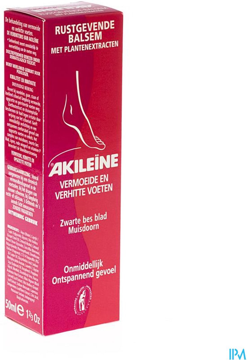 Akileine Creme Tegen Vermoeide En Verhitte Voeten 50ml