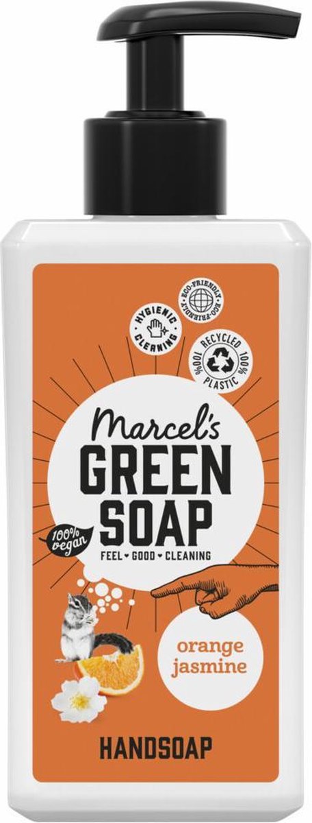 Marcel Green Soap Handzeep Sinaasappel Jasmijn Bestekoop 250ml