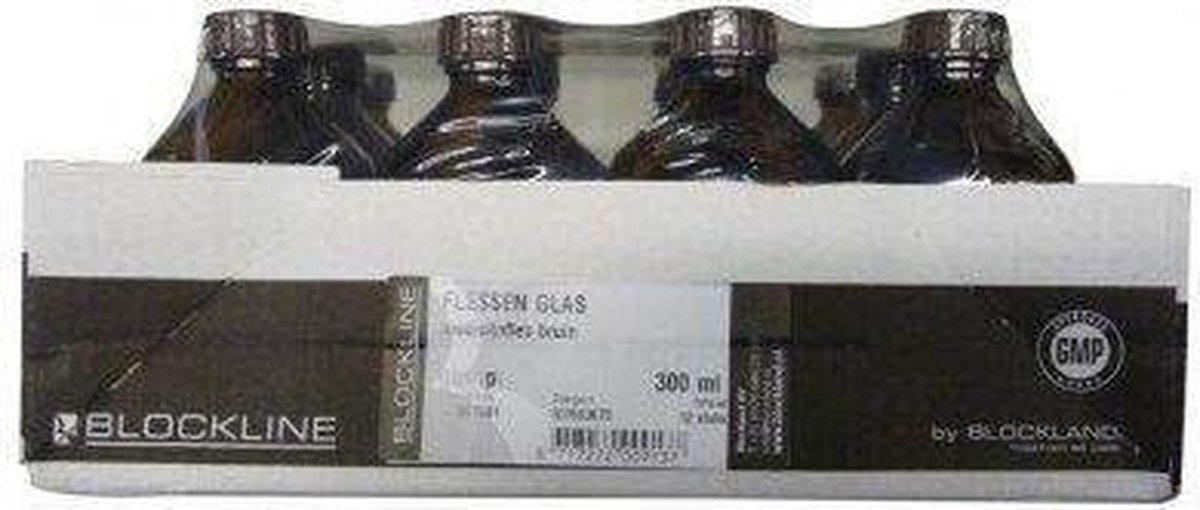 Blockland Medicijnfles Ged 300ml - Bruin