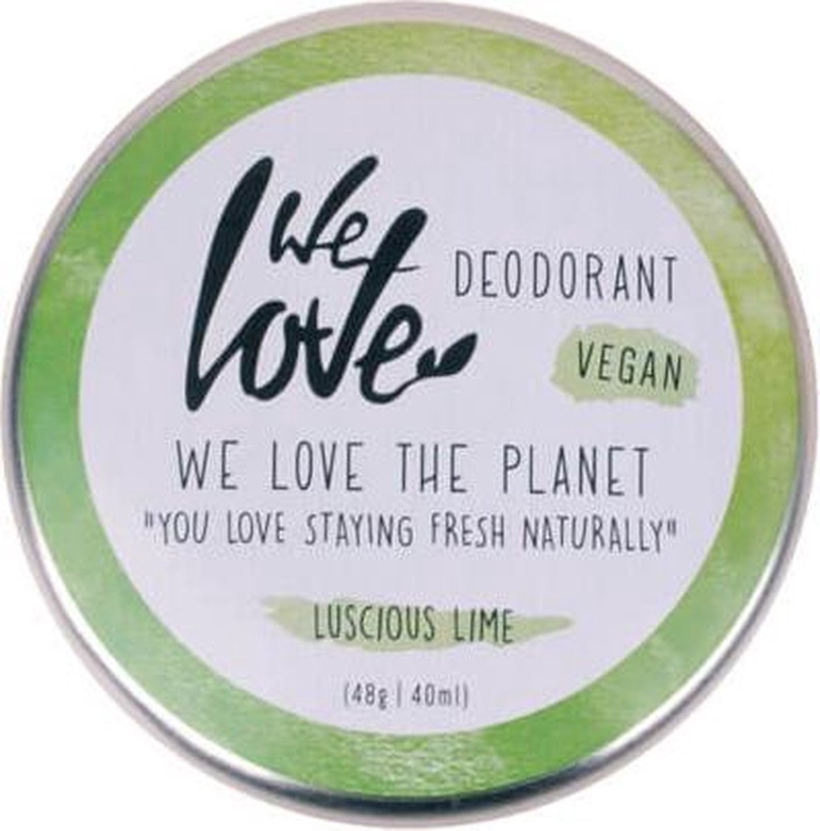 We Love The Planet Luscious Lime Deodorant Creme 48GR
