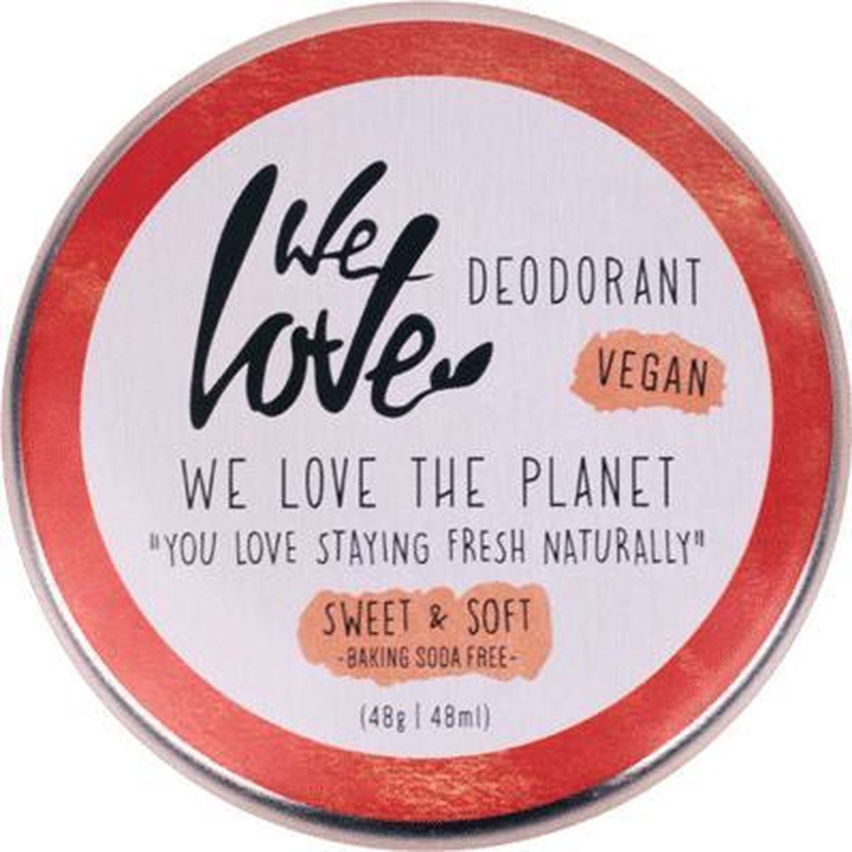 We Love The Planet Sweet en Soft Deodorant Creme 48GR