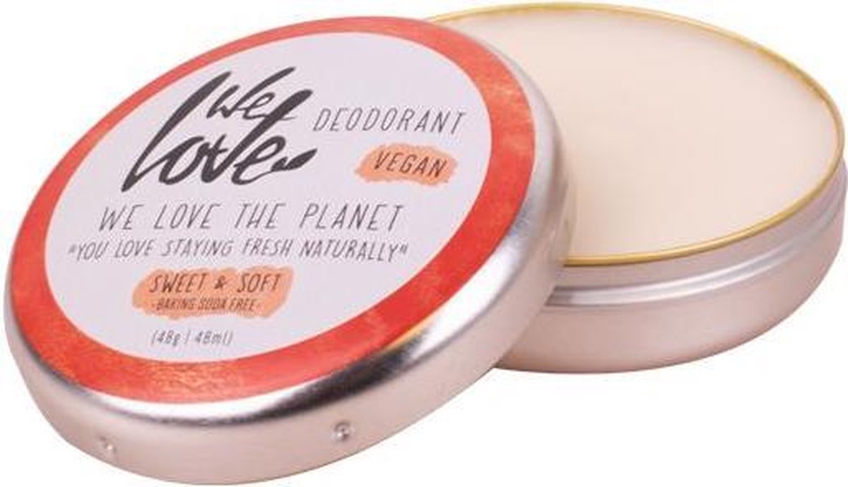 We Love The Planet Sweet en Soft Deodorant Creme 48GR