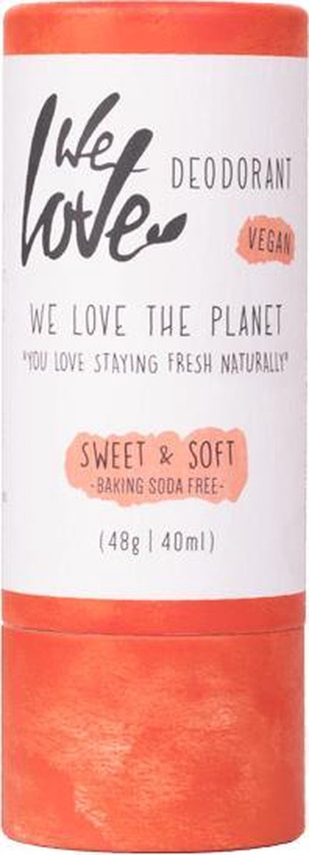 We Love The Planet Sweet en Soft Deodorant Creme 48GR