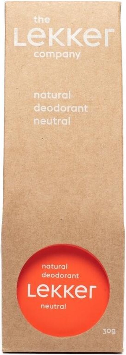 The Lekker Company Natural Deodorant Neutral 30ML