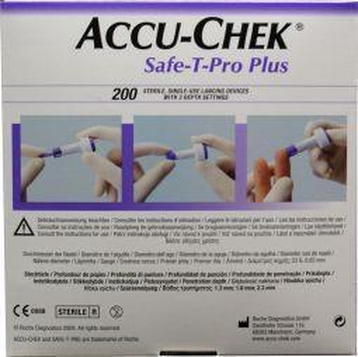 Roche Accu Chek Safe T-pro Pl Lancet