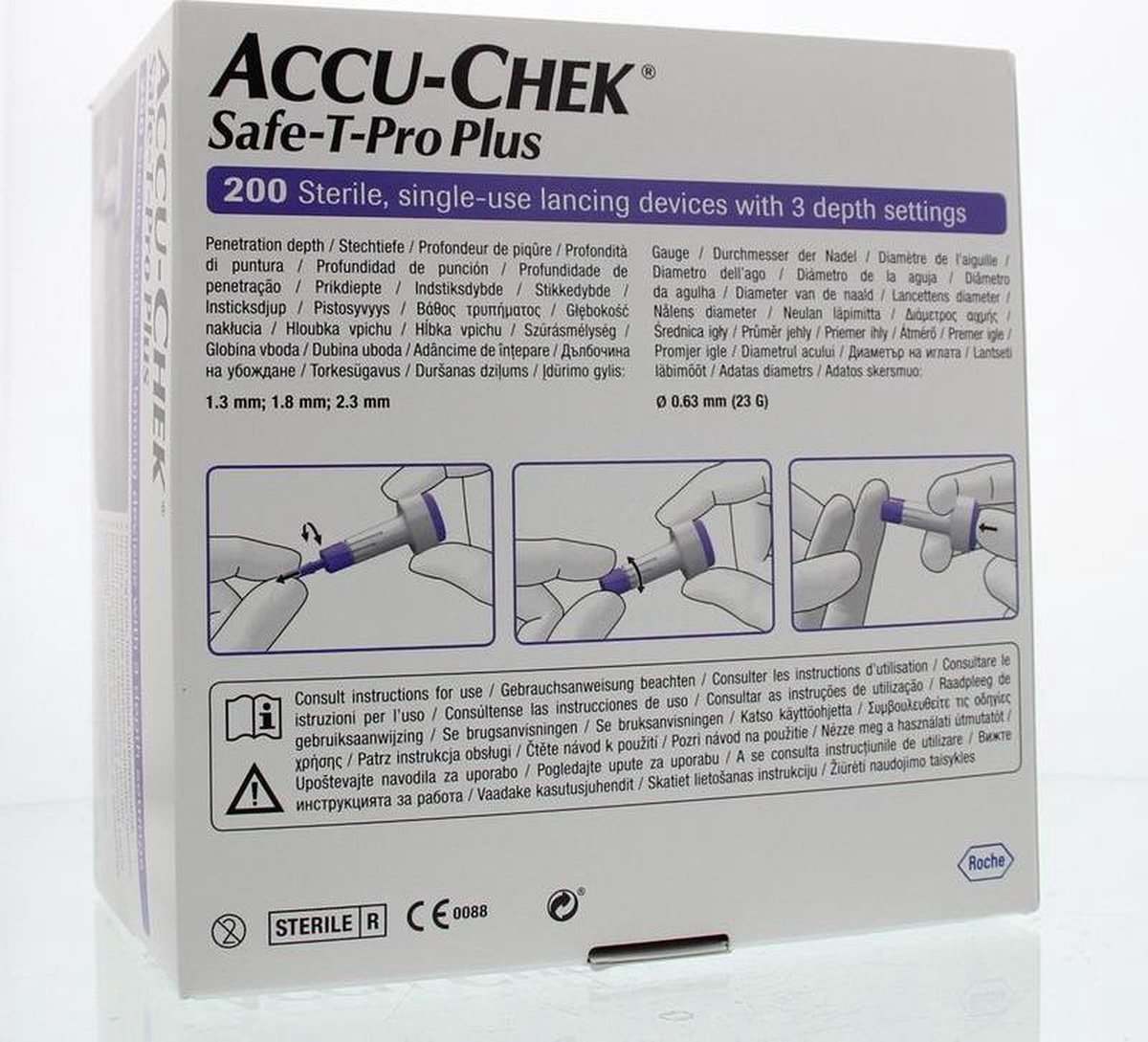 Roche Accu Chek Safe T-pro Pl Lancet