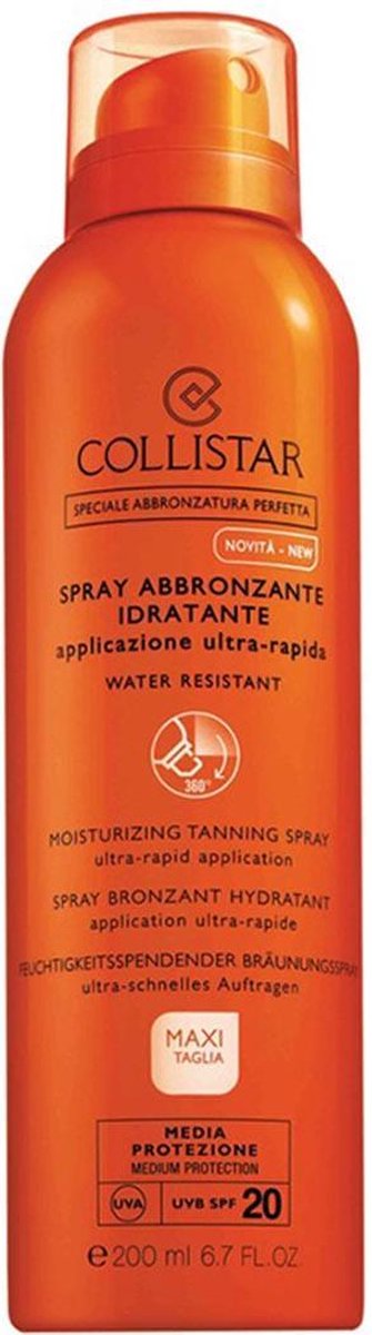Collistar Zonnebrand Moisturizing Tanning Spray Factorspf20
