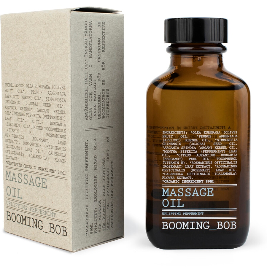 Booming Bob Massage Oil Uplifting Pepermint 89ml