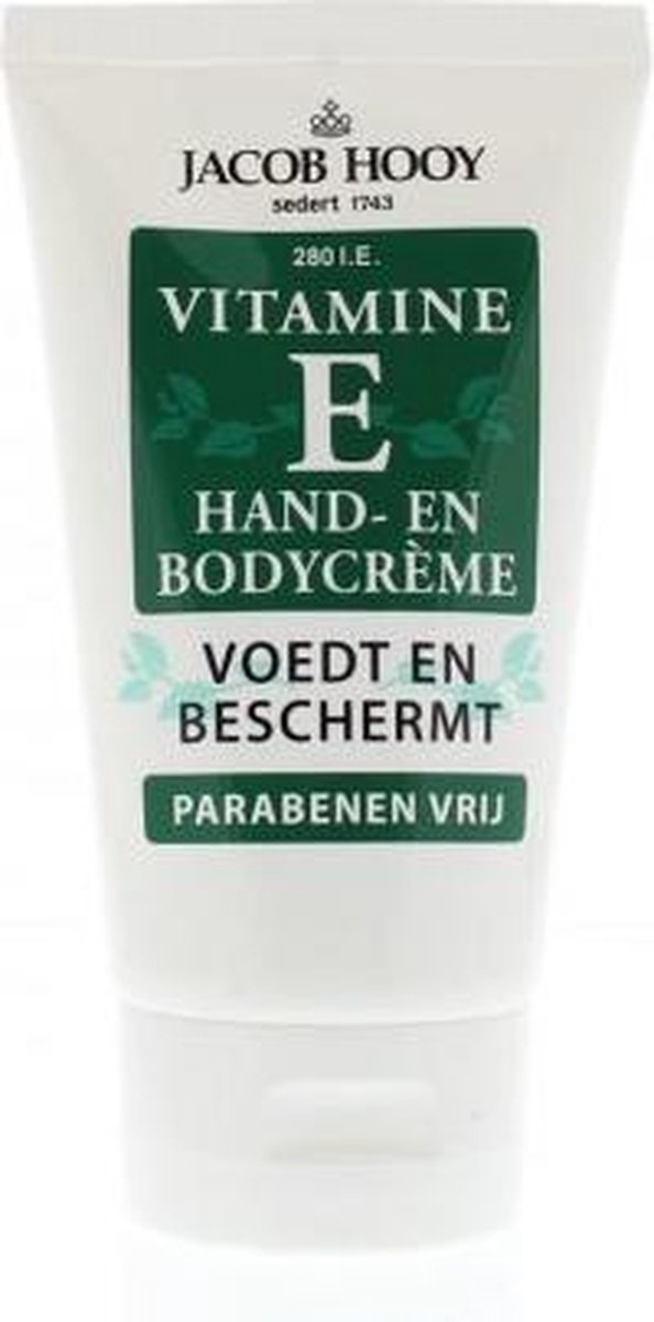 Jacob Hooy Vitamine E Creme Tube 150ml