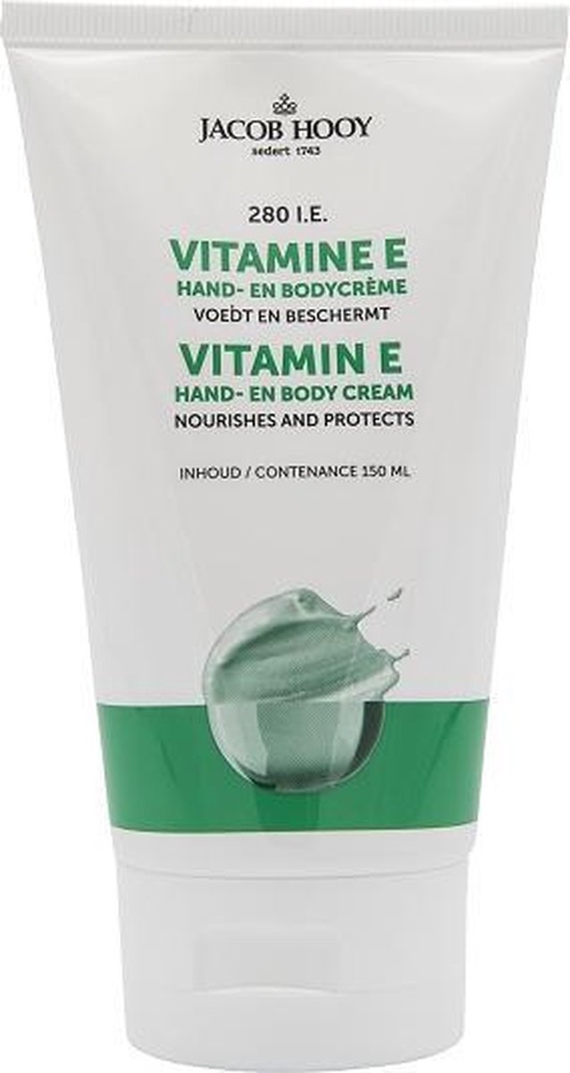 Jacob Hooy Vitamine E Creme Tube 150ml