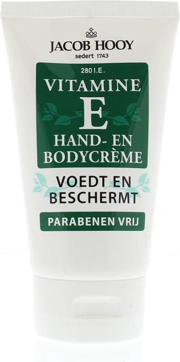 Jacob Hooy Vitamine E Creme Tube 150ml